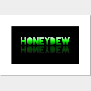 Honeydew - Healthy Lifestyle - Foodie Food Lover - Graphic Typography Posters and Art